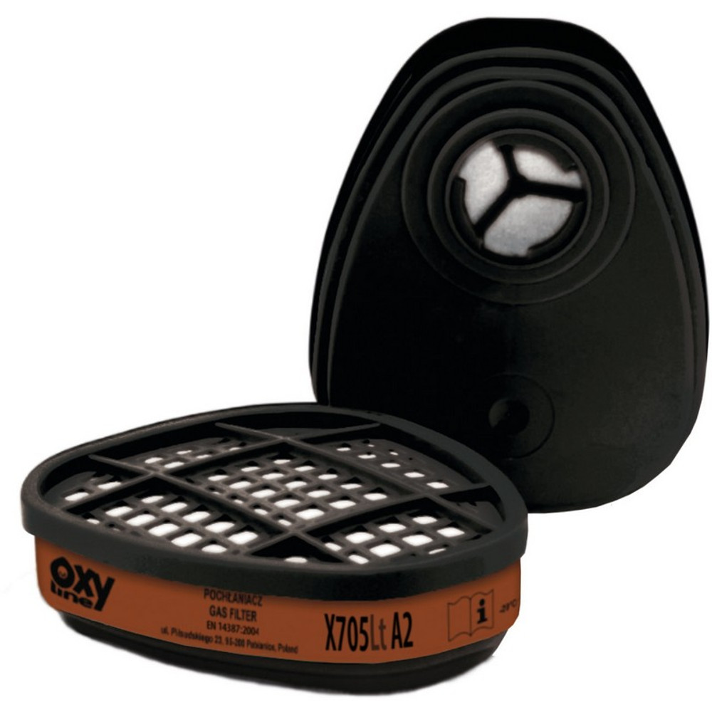 Oxyline OXYPRO X705 A2 gázszűrő EN 14387:2021 bajonett zárral (2 db/csomag)