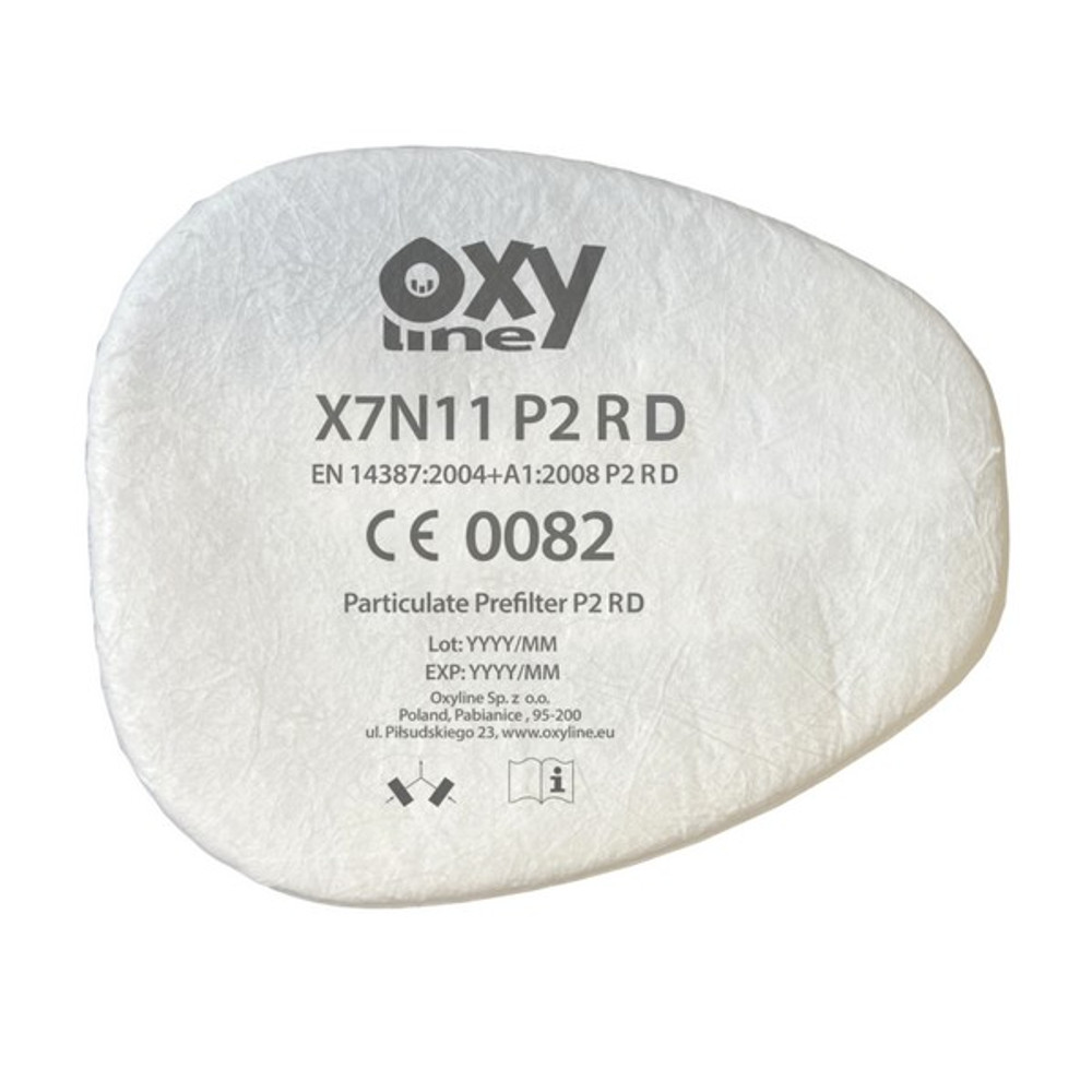 Oxyline X7N11 P2 R D részecske előszűrő, X701 A1, X702 A1, X703, ABEK1 (4 db/csomag) Oxyline X7N11 P2 R D részecske előszűrő, X701 A1, X702 A1, X703, ABEK1 (4 db/csomag)