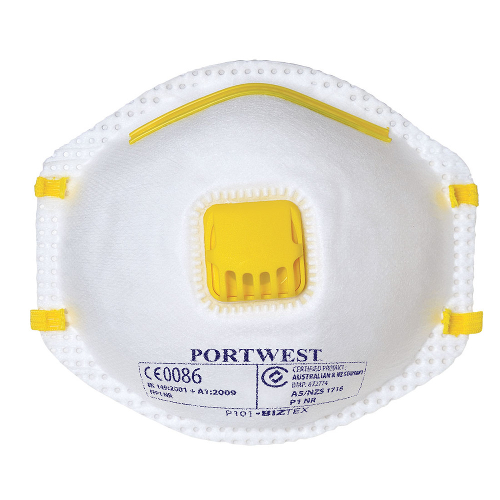 Portwest P101 FFP1 szelepes porálarc (10 db)
