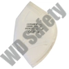 Kép 2/4 - WP252 FFP2 félbehajtható egészségügyi maszk, szelep nélküli, fehér