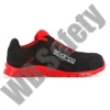 Sparco Practice Jacques S1P ESD SRC munkavédelmi cipő, fekete-piros