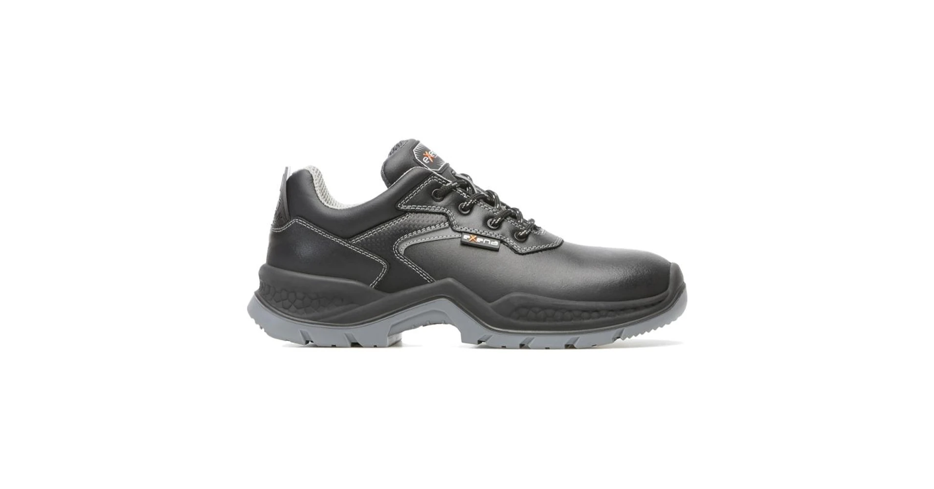 Chaussures De Sécu Exena Storm CRETA_20 S3 SRC – Noir, En Cuir, Solides Et Confort !