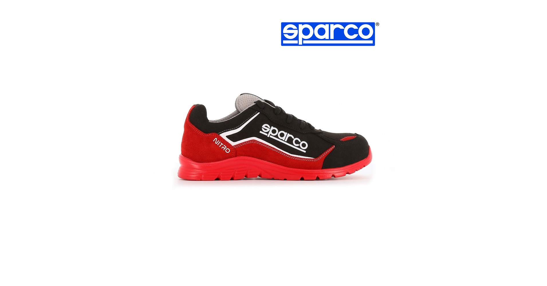 Sparco Nitro Industrial Sicherheitsschuhe S3 – Leichter Halbschuh Aus Hydro-Mikrofaser, Für Innen & Außen