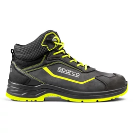 Sparco INDY-H Juri S3S ESD SR FO LG munkavédelmi bakancs, szürke-fluosárga