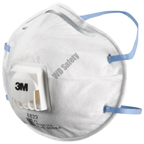3M 8822 FFP2 szelepes részecskeszűrő félálarc