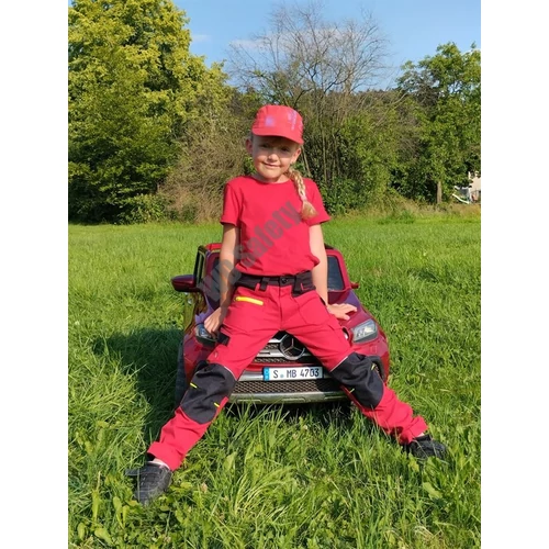 Ardon 4XSTRETCH® gyermek derekas nadrág piros