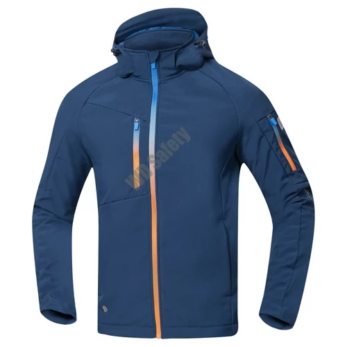 Ardon CREATRON softshell kabát kapucnival, kék-narancs