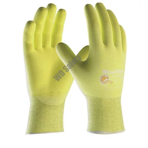 ATG MaxiFlex Ultimate neonsárga mártott bliszteres kesztyű 34-874FY