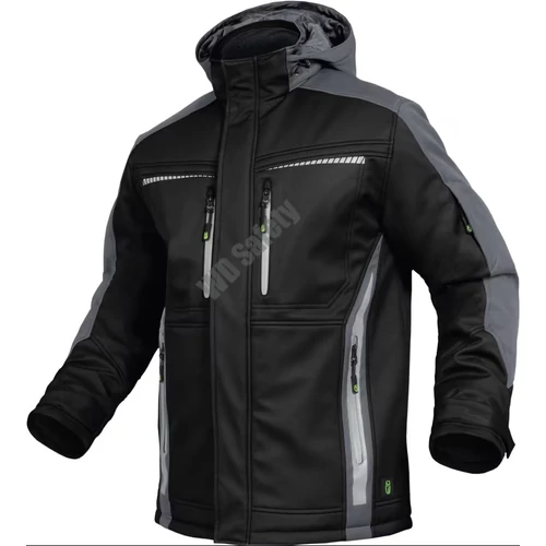 Leib Flex Téli Softshell kabát, fekete-szürke