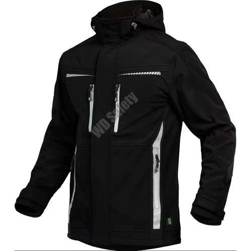 Leib FLEX softshell kabát, fekete