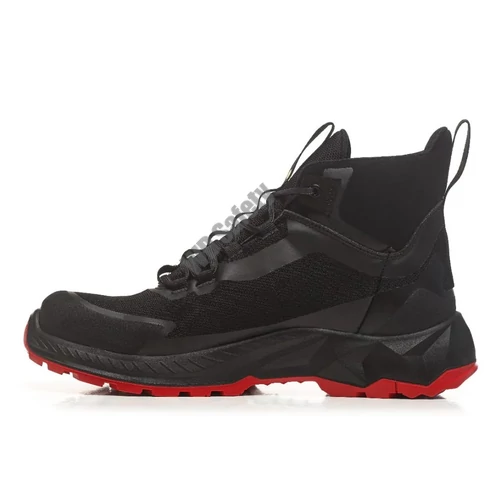 No Risk X-TREME MID BLACK AND RED S3L HI CI HRO FO SR munkavédelmi bakancs