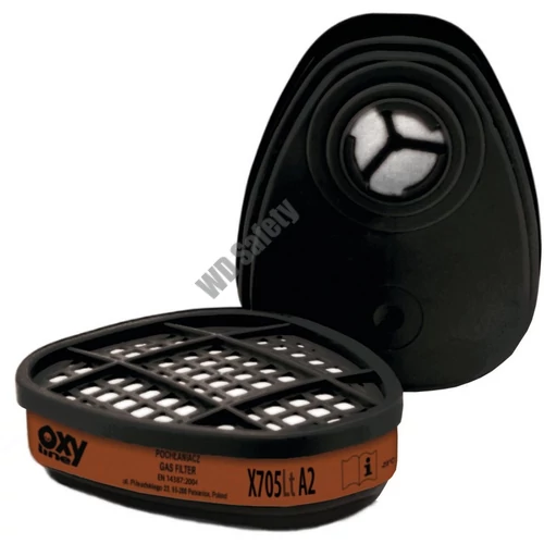 Oxyline OXYPRO X705 A2 gázszűrő EN 14387:2021 bajonett zárral (2 db/csomag)