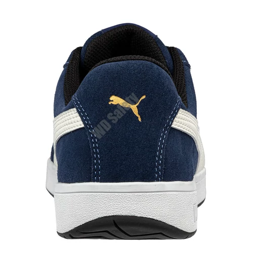Puma Iconic Suede Navy Low S1PL ESD FO HRO SR munkavédelmi cipő