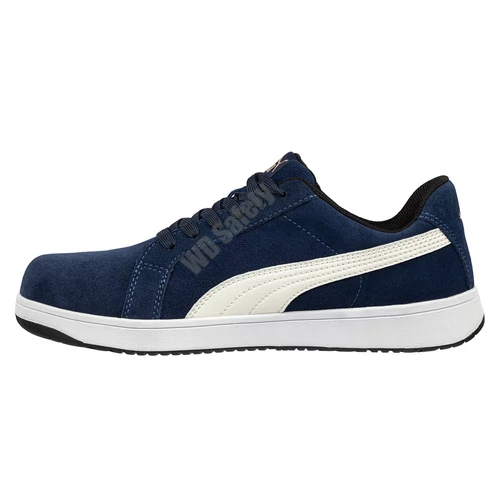 Puma Iconic Suede Navy Low S1PL ESD FO HRO SR munkavédelmi cipő