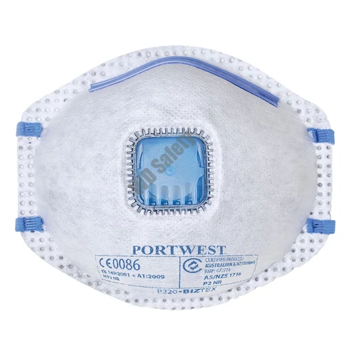 Portwest P220 FFP2 aktívszenes szelepes porálarc (10 db)