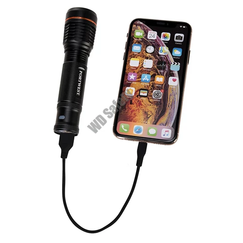 Portwest PA75 USB újratölthető zseblámpa