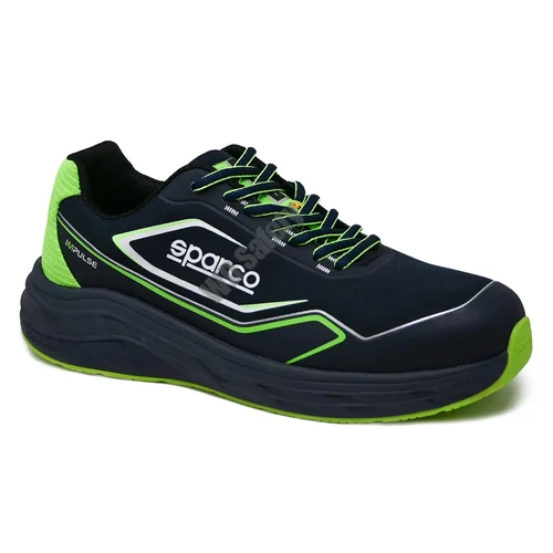Sparco IMPULSE WILLEN S1PS SR FO ESD HRO munkavédelmi cipő, kék-fluozöld