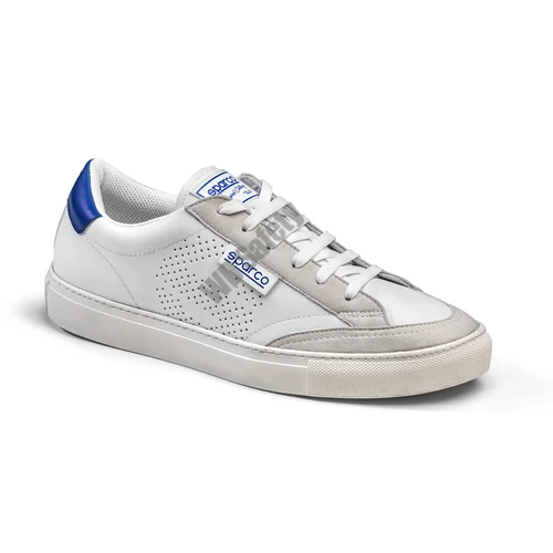 Sparco S-TIME sneaker utcai cipő, fehér-kék