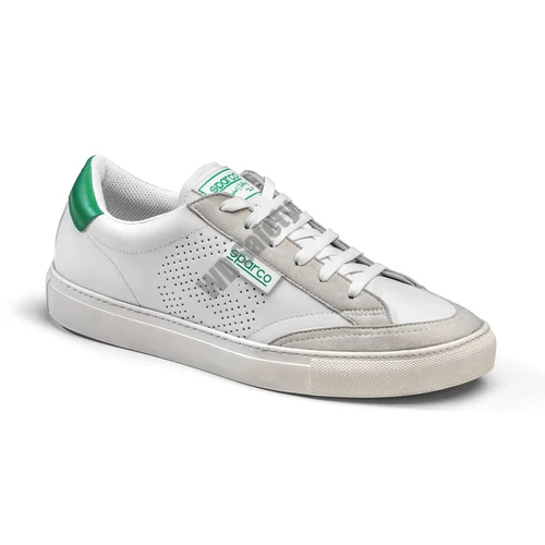 Sparco S-TIME sneaker utcai cipő, fehér-zöld