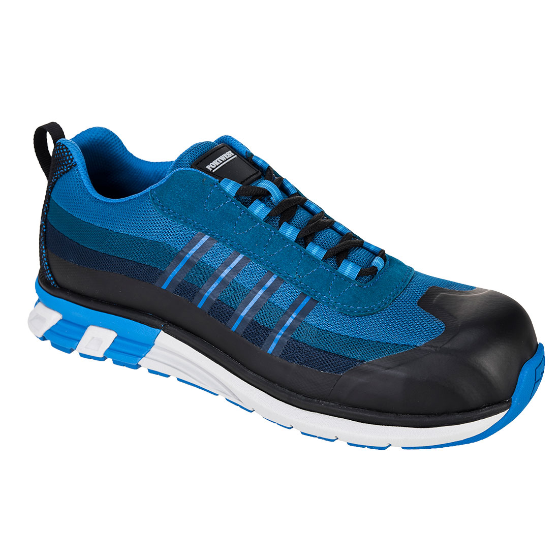 Portwest OlymFlex London S1P SRA Trainer munkavédelmi cipő, kék/fekete