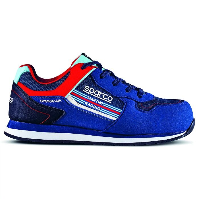 Sparco Gymkhana Martini S1P ESD HRO SRC munkavédelmi cipő, kék-piros