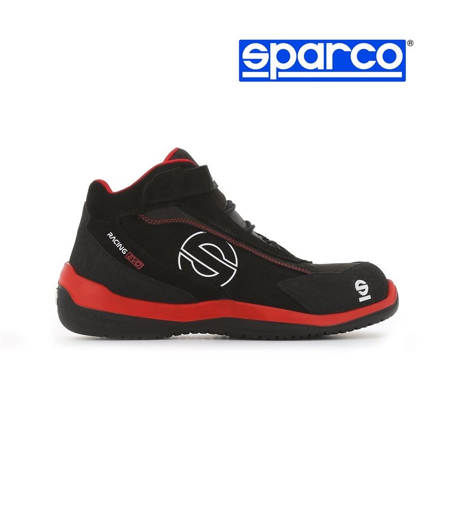 Sparco Racing Evo Bruce S3 SRC munkavédelmi bakancs, fekete-piros
